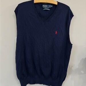 Polo Ralph Lauren Men’s Pima Cotton V-Neck Sweater Vest